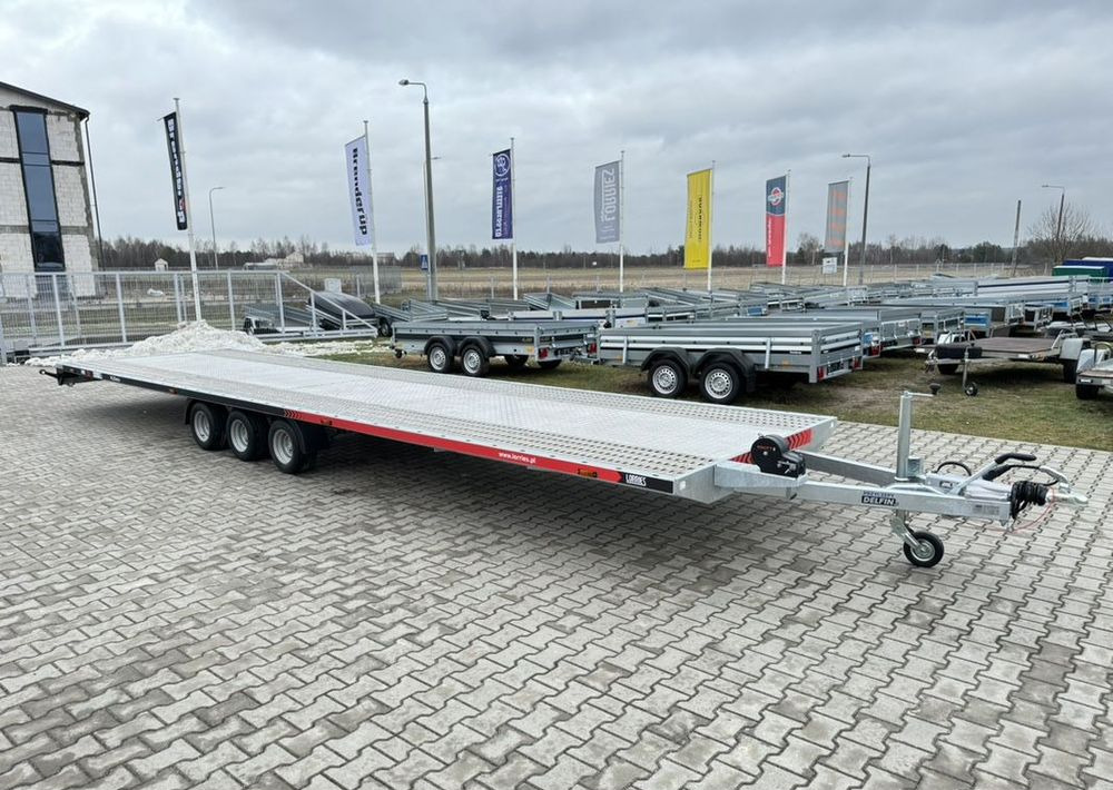 Lorries PL35-8521 laweta na dwa auta 3500kg wypełnienie podłogi ALU 3 osie - Remolque portavehículos: foto 3 Lorries PL35-8521 laweta na dwa auta 3500kg wypełnienie podłogi ALU 3 osie - Remolque portavehículos: foto 3