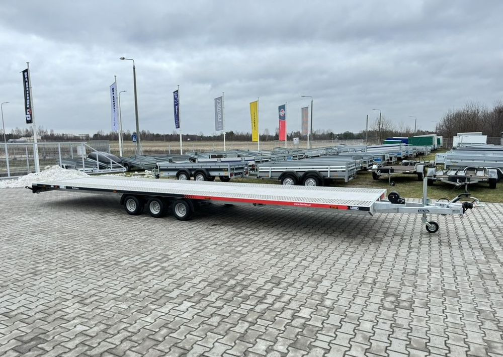 Lorries PL35-8521 laweta na dwa auta 3500kg wypełnienie podłogi ALU 3 osie - Remolque portavehículos: foto 2 Lorries PL35-8521 laweta na dwa auta 3500kg wypełnienie podłogi ALU 3 osie - Remolque portavehículos: foto 2