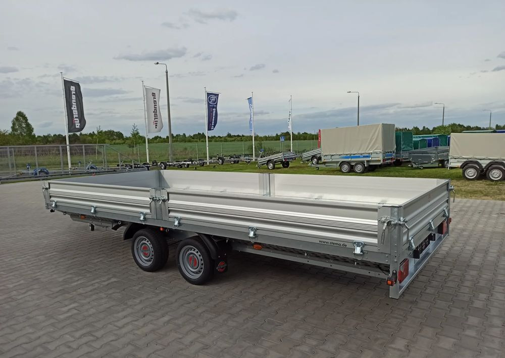 Stema Przyczepa 510x213 cm ALU 3,5T hamowana - Remolque plataforma/ Caja abierta: foto 5 Stema Przyczepa 510x213 cm ALU 3,5T hamowana - Remolque plataforma/ Caja abierta: foto 5