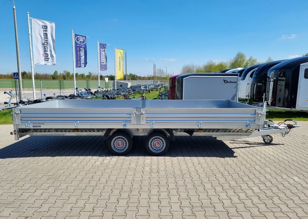 Stema Przyczepa 510x213 cm ALU 3,5T hamowana - Remolque plataforma/ Caja abierta: foto 2 Stema Przyczepa 510x213 cm ALU 3,5T hamowana - Remolque plataforma/ Caja abierta: foto 2