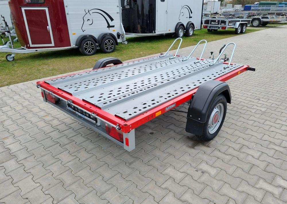 Stema STM 02 10-25-15.1 red | 251x153 cm 3 motocykle | DMC 1000kg - Remolque de coche: foto 4 Stema STM 02 10-25-15.1 red | 251x153 cm 3 motocykle | DMC 1000kg - Remolque de coche: foto 4