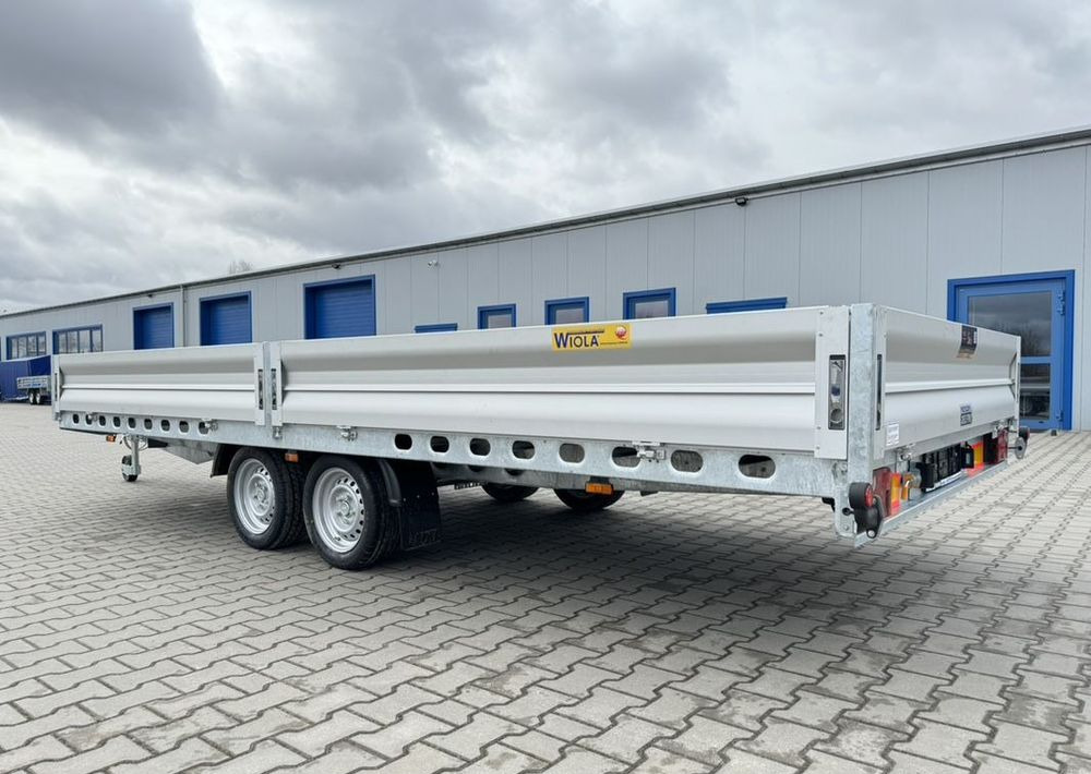 Remolque plataforma/ Caja abierta nuevo Wiola Multitrailer 3.5S | 500 x 210 cm | najazdy aluminiowe | burty aluminiowe: foto 12