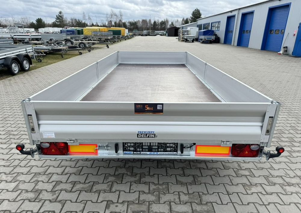 Remolque plataforma/ Caja abierta nuevo Wiola Multitrailer 3.5S | 500 x 210 cm | najazdy aluminiowe | burty aluminiowe: foto 10