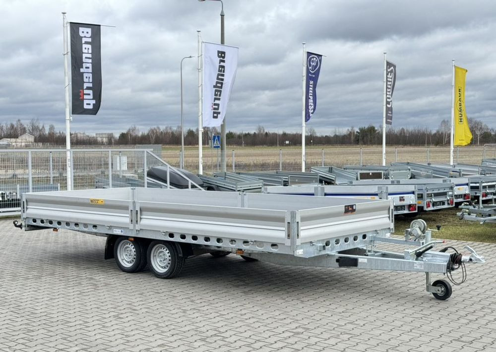 Remolque plataforma/ Caja abierta nuevo Wiola Multitrailer 3.5S | 500 x 210 cm | najazdy aluminiowe | burty aluminiowe: foto 20