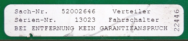 Jungheinrich 52002646 | Verzamelprint board printed circuit from EFX410 year 201 - Sistema eléctrico para Equipo de manutención: foto 3 Jungheinrich 52002646 | Verzamelprint board printed circuit from EFX410 year 201 - Sistema eléctrico para Equipo de manutención: foto 3