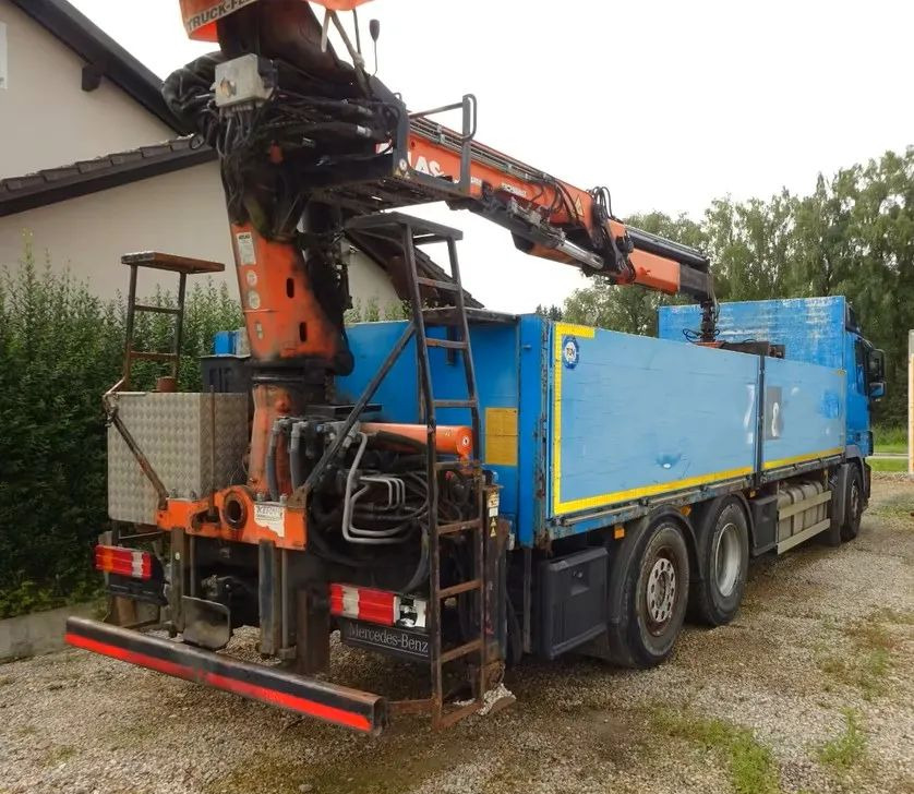 Mercedes-Benz Actros 2546/6x2/455KM/ zabudowana platforma ładunkowa / Kran Atlas 165.2 – żuraw hydrauliczny Atlas z chwytakiem do podnoszenia i przenoszenia ładunków / sterowana oś podnoszona / Euro - Camión caja abierta, Camión grúa: foto 3 Mercedes-Benz Actros 2546/6x2/455KM/ zabudowana platforma ładunkowa / Kran Atlas 165.2 – żuraw hydrauliczny Atlas z chwytakiem do podnoszenia i przenoszenia ładunków / sterowana oś podnoszona / Euro - Camión caja abierta, Camión grúa: foto 3