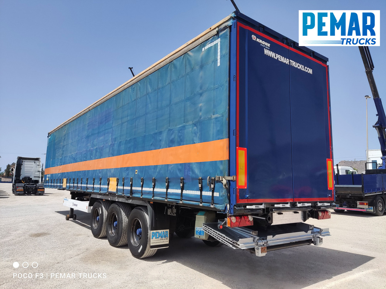 Semirremolque lona KRONE SD TAUTLINER PLATAFORMA ELEVADORA: foto 7