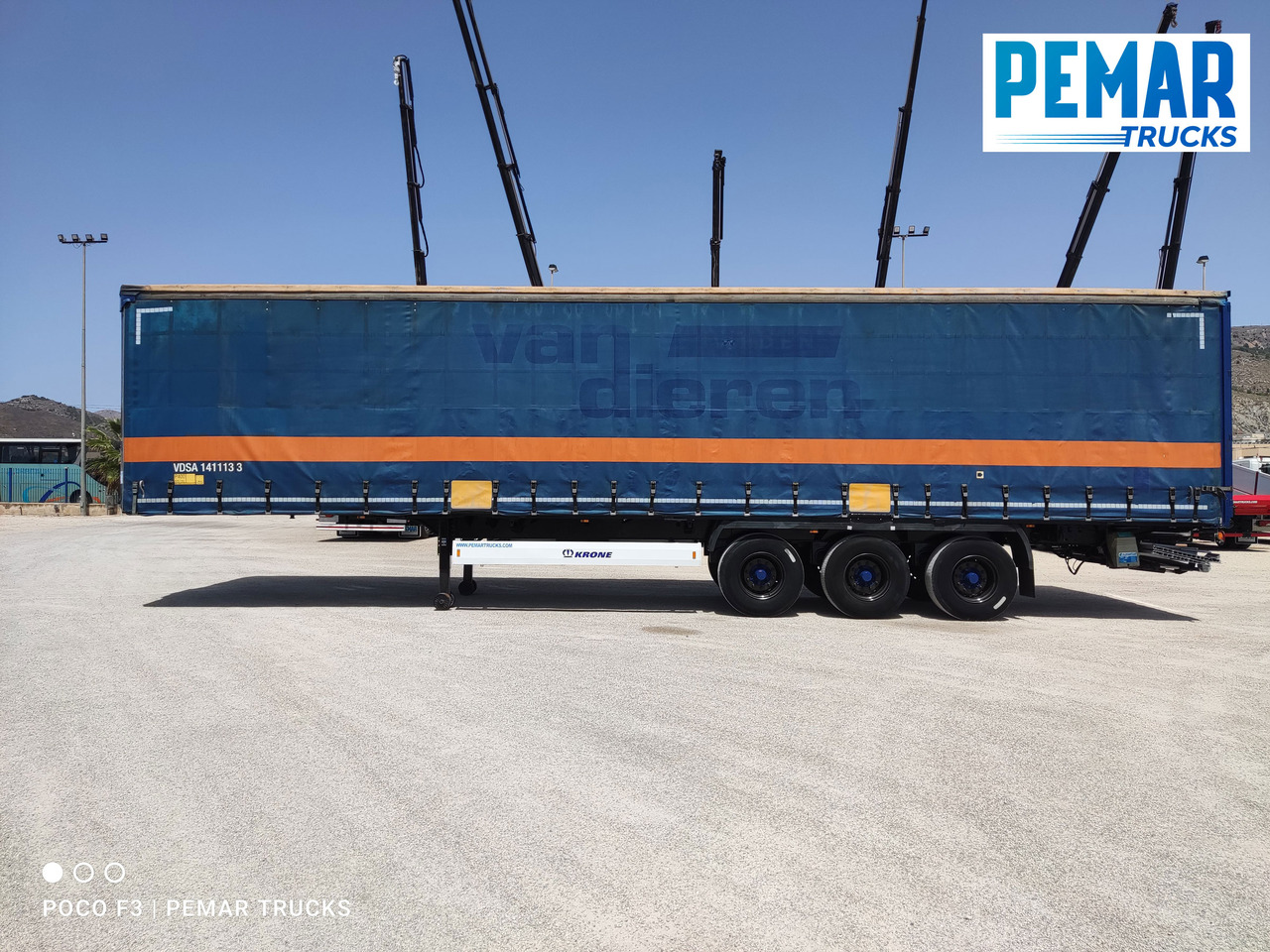 Semirremolque lona KRONE SD TAUTLINER PLATAFORMA ELEVADORA: foto 8