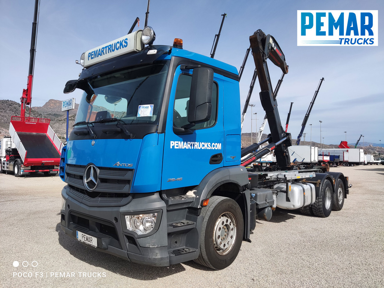 MERCEDES-BENZ ANTOS 2546 6X2 MULTILIFT - Camión portacontenedore/ Intercambiable: foto 1 MERCEDES-BENZ ANTOS 2546 6X2 MULTILIFT - Camión portacontenedore/ Intercambiable: foto 1