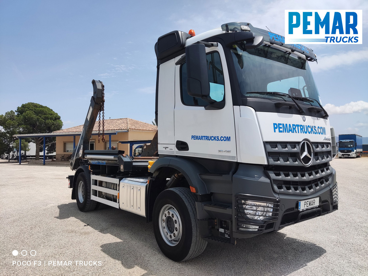 MERCEDES-BENZ AROCS 1845 PORTACONTENEDOR CADENAS - Camión portacontenedor de cadenas: foto 4 MERCEDES-BENZ AROCS 1845 PORTACONTENEDOR CADENAS - Camión portacontenedor de cadenas: foto 4