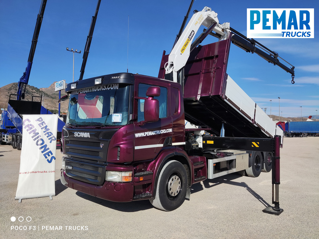 SCANIA P 380 6X2 GRUA BASCULANTE - Camión volquete, Camión grúa: foto 1 SCANIA P 380 6X2 GRUA BASCULANTE - Camión volquete, Camión grúa: foto 1