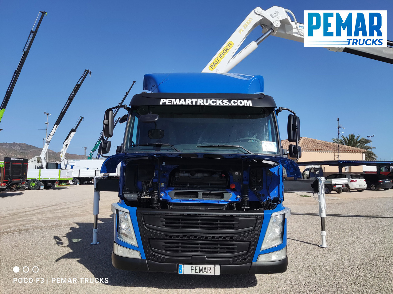 Camión caja abierta, Camión grúa VOLVO FM 450 6X2 GRUA CAJA FIJA EURO 6: foto 33