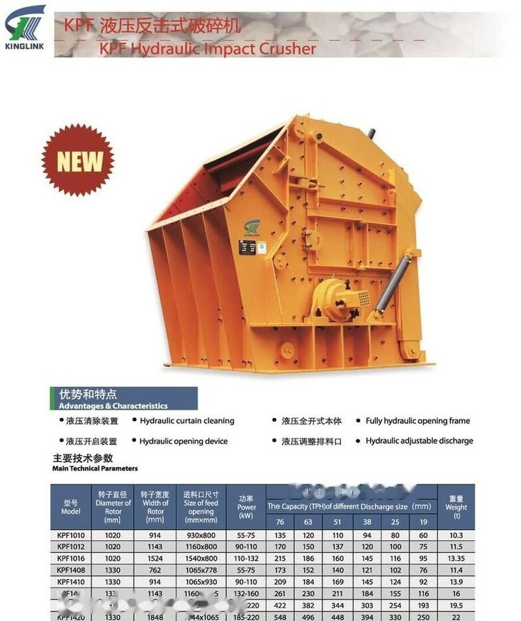 Kinglink KPF1420 HSI Impactor Crusher - Trituradora de impacto: foto 4 Kinglink KPF1420 HSI Impactor Crusher - Trituradora de impacto: foto 4