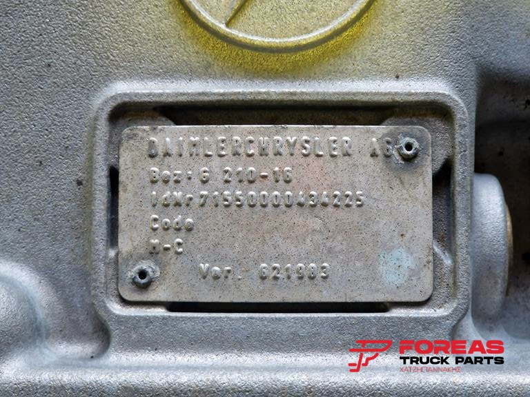 Caja de cambios para Camión MERCEDES-BENZ ACTROS MP2 - G210-16: foto 8