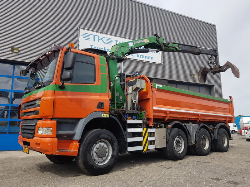 Ginaf X 4343 TS 8x6 Kipper kraan HMF 2020 - Camión volquete: foto 1 Ginaf X 4343 TS 8x6 Kipper kraan HMF 2020 - Camión volquete: foto 1