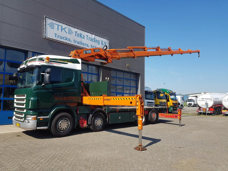 Scania R420 8x2 HIAB 800E-7 Hipro 80 ton/meter Winch Retarder - Camión grúa: foto 1 Scania R420 8x2 HIAB 800E-7 Hipro 80 ton/meter Winch Retarder - Camión grúa: foto 1