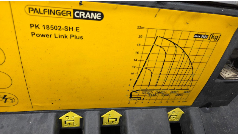 Palfinger PK18502 - Grúa para camión para Camión: foto 5 Palfinger PK18502 - Grúa para camión para Camión: foto 5