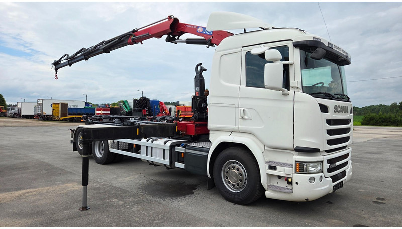 Scania G450 6X2*4 HMF 2120 crane 700 hours - Camión multibasculante, Camión grúa: foto 2 Scania G450 6X2*4 HMF 2120 crane 700 hours - Camión multibasculante, Camión grúa: foto 2