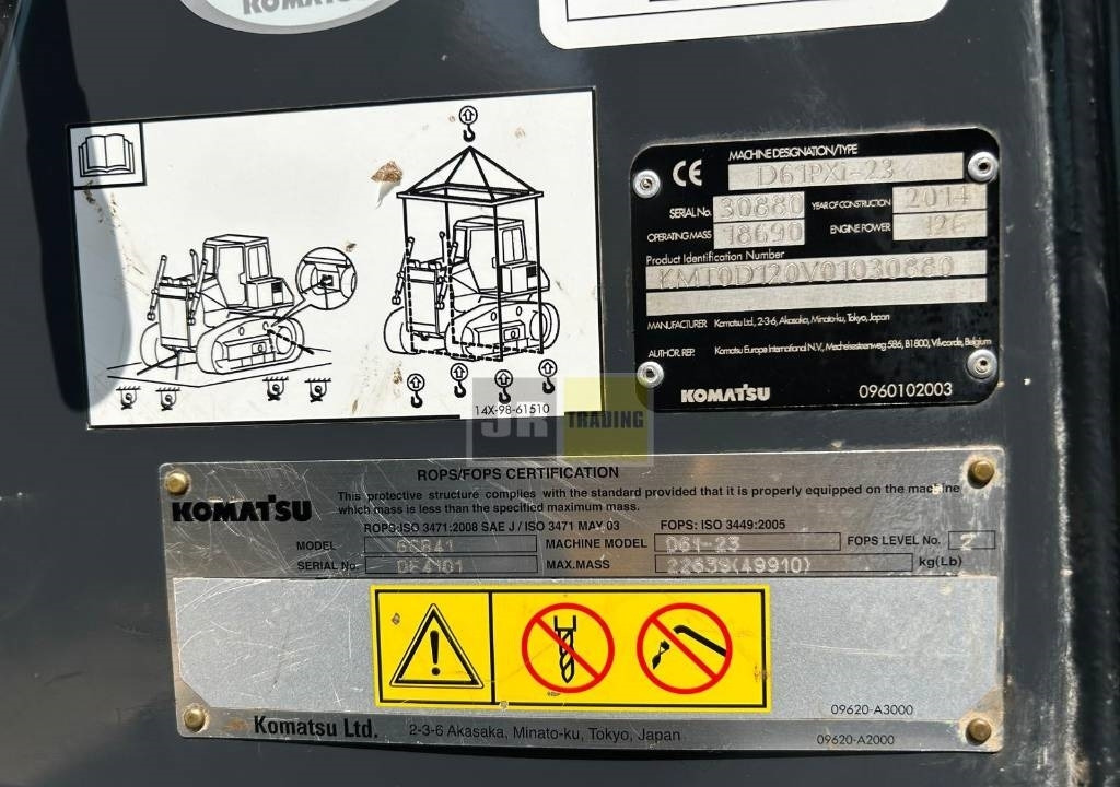 Bulldozer Komatsu D 61 PXI-23 (Topcon intelligent system): foto 6