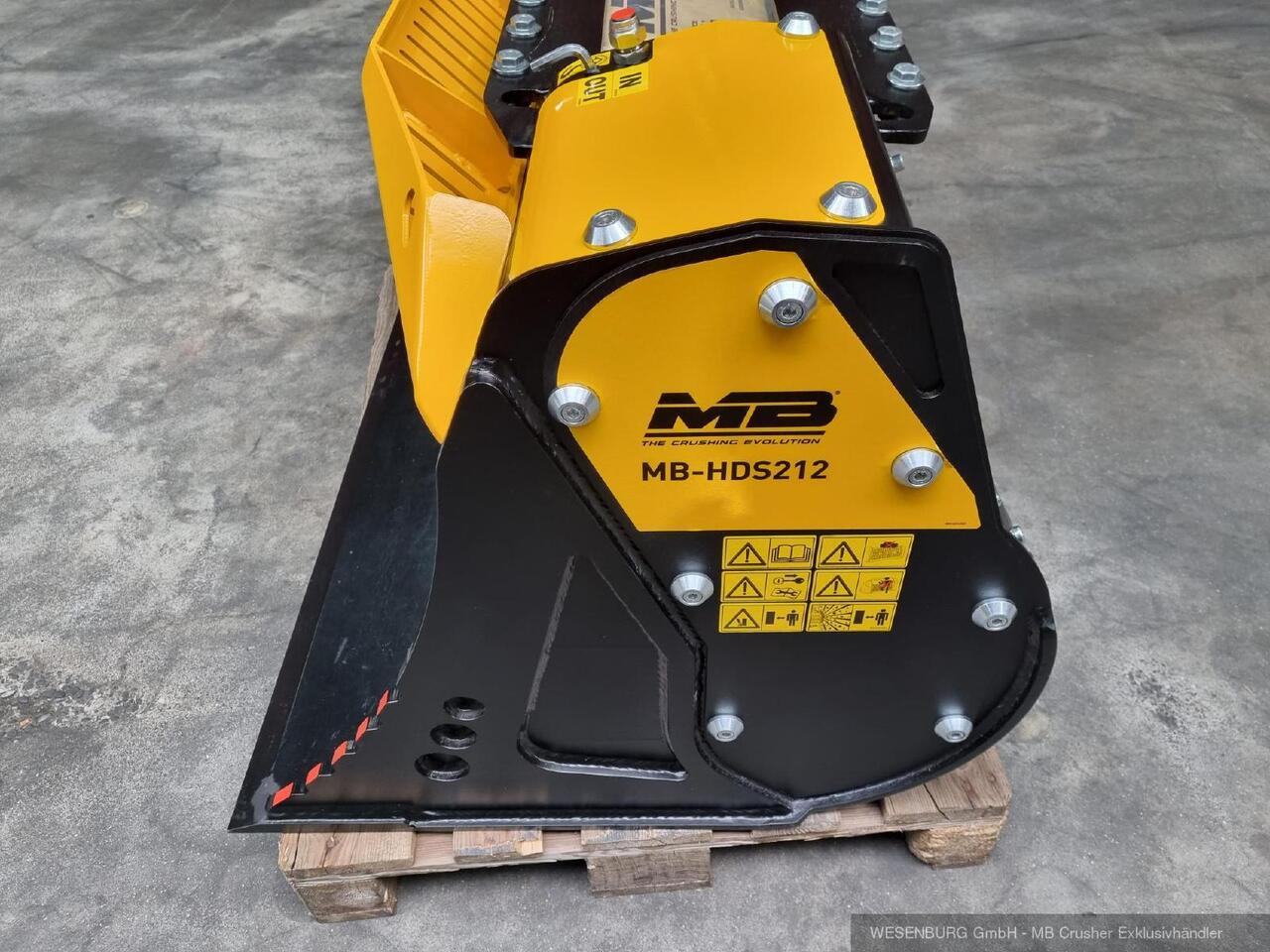 MB Crusher Schaufelseparator Separator MB-HDS 212 / 5,0 - 10,0 t - Cuchara para clasificación para Maquinaria de construcción: foto 2 MB Crusher Schaufelseparator Separator MB-HDS 212 / 5,0 - 10,0 t - Cuchara para clasificación para Maquinaria de construcción: foto 2
