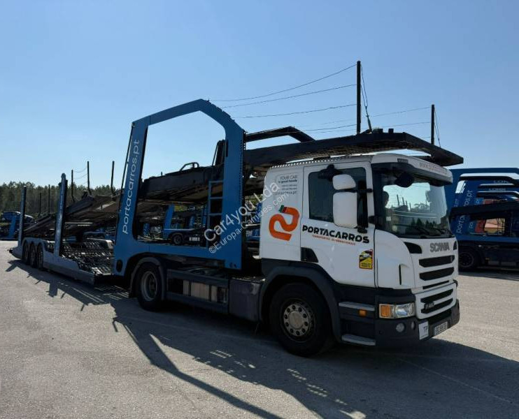 Scania P 450 - Camión portavehículos, Semirremolque portavehículos: foto 1 Scania P 450 - Camión portavehículos, Semirremolque portavehículos: foto 1