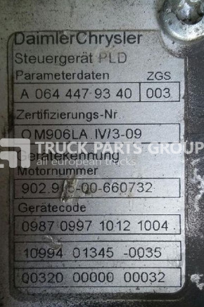 MERCEDES-BENZ Atego, Axor engine control unit, EDC, ECU, PLD OM906LA IV board computer - Unidad de control para Camión: foto 2 MERCEDES-BENZ Atego, Axor engine control unit, EDC, ECU, PLD OM906LA IV board computer - Unidad de control para Camión: foto 2