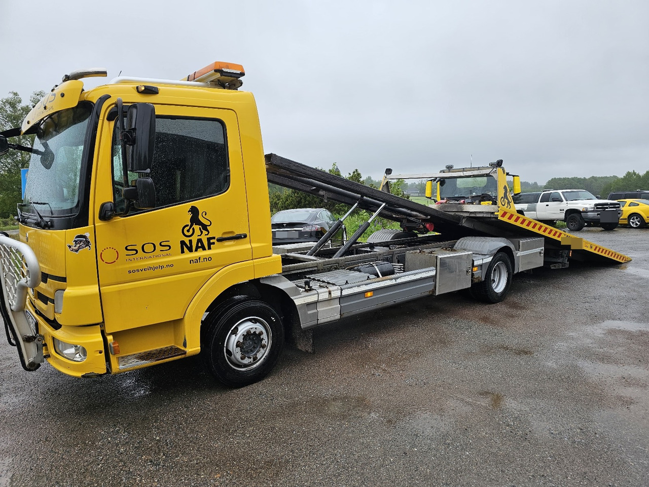 Mercedes-Benz Atego 918 4x2 Jige 2x Winch Load 4T - Grua de remolque autos: foto 1 Mercedes-Benz Atego 918 4x2 Jige 2x Winch Load 4T - Grua de remolque autos: foto 1