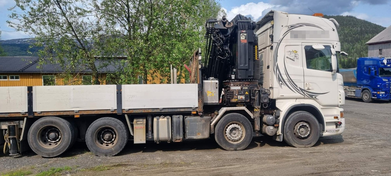 Scania R560 - Camión caja abierta, Camión grúa: foto 1 Scania R560 - Camión caja abierta, Camión grúa: foto 1