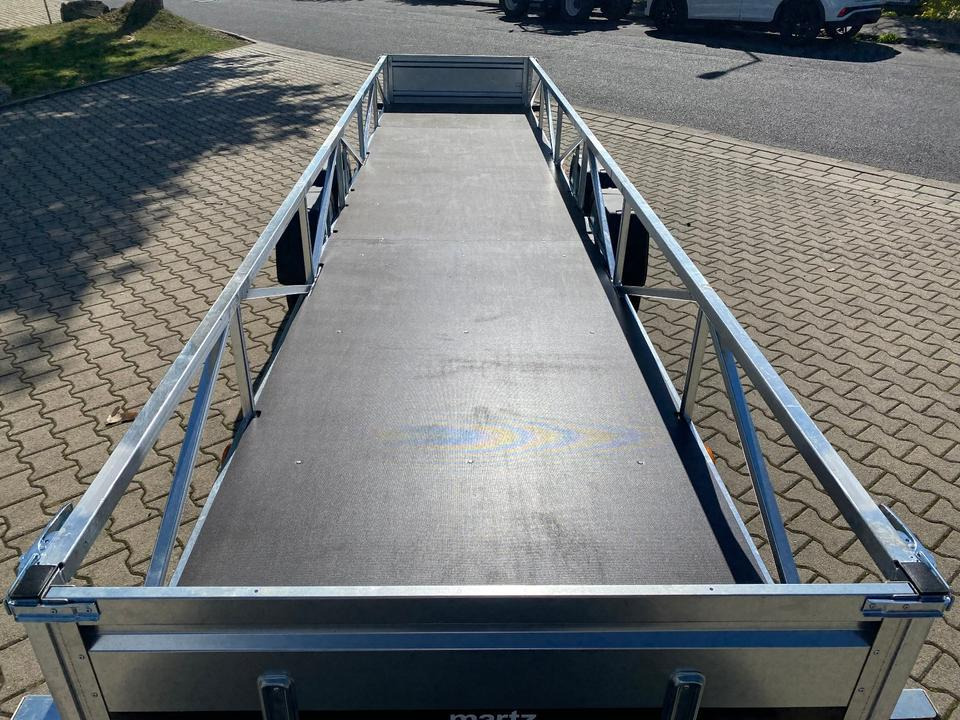 Remolque plataforma/ Caja abierta Martz Profil Anhänger 750KG Langgut *NUTZLAST 391KG*INKL.19% MWST*SOFORT!*: foto 7
