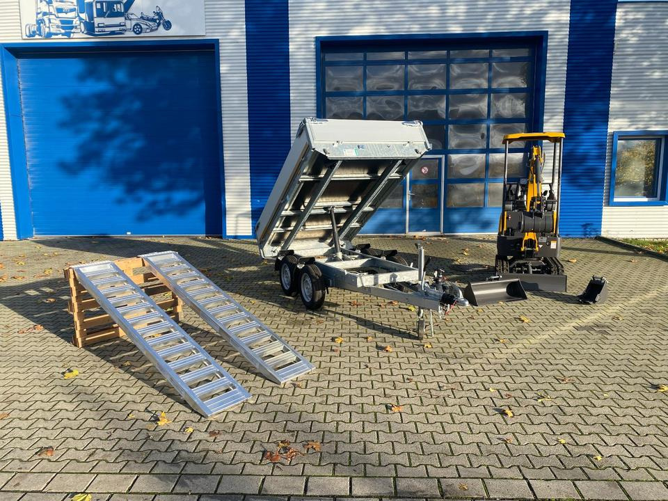 Minibagger BK1000JS im Komplettpaket mit Kippanhänger und Auffahrrampen *INKL.19% MWST*BERGER KRAUS*SOFORT!* - Miniexcavadora: foto 3 Minibagger BK1000JS im Komplettpaket mit Kippanhänger und Auffahrrampen *INKL.19% MWST*BERGER KRAUS*SOFORT!* - Miniexcavadora: foto 3