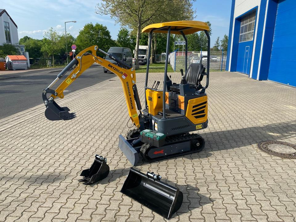 Minibagger BK1250JS + Schaufelpaket *INKL.19% MWST*KUBOTA*BERGER KRAUS*JOYSTICK*SOFORT!* - Miniexcavadora: foto 2 Minibagger BK1250JS + Schaufelpaket *INKL.19% MWST*KUBOTA*BERGER KRAUS*JOYSTICK*SOFORT!* - Miniexcavadora: foto 2