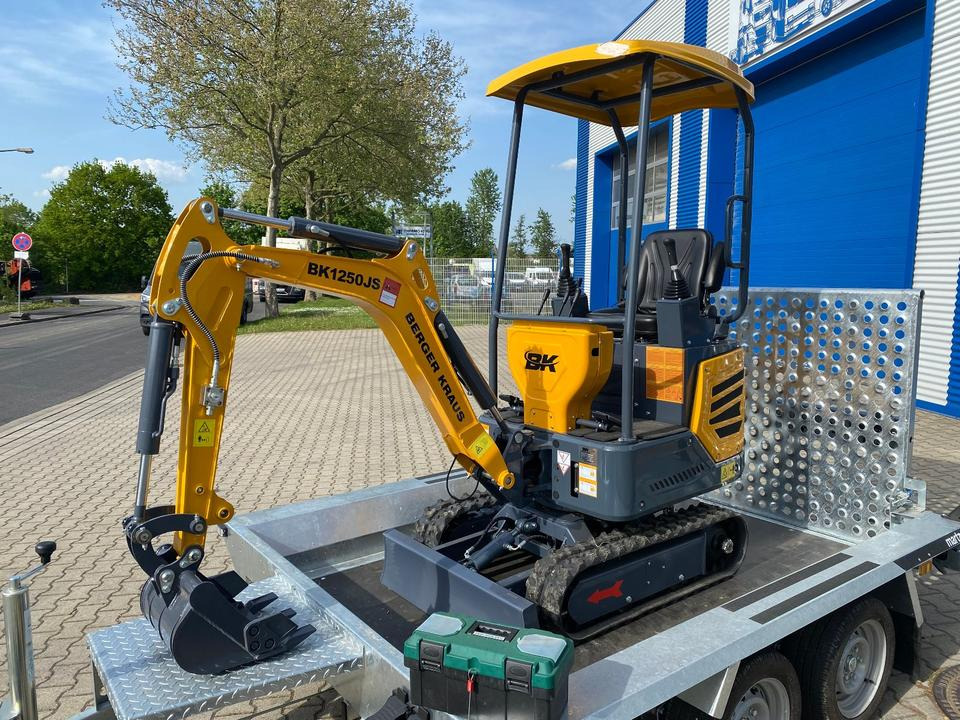 Minibagger BK1250JS + Tieflader + Zubehör *INKL.19% MWST*KUBOTA*BERGER KRAUS*JOYSTICK*SOFORT!* - Miniexcavadora: foto 4 Minibagger BK1250JS + Tieflader + Zubehör *INKL.19% MWST*KUBOTA*BERGER KRAUS*JOYSTICK*SOFORT!* - Miniexcavadora: foto 4