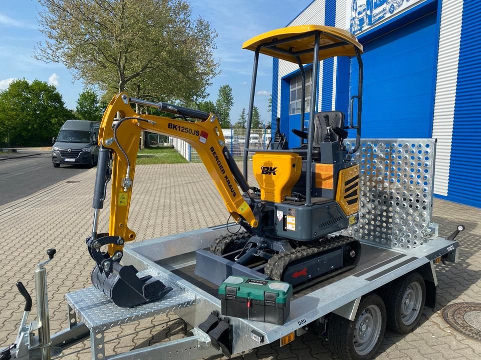 Minibagger BK1250JS + Tieflader + Zubehör *INKL.19% MWST*KUBOTA*BERGER KRAUS*JOYSTICK*SOFORT!* - Miniexcavadora: foto 4 Minibagger BK1250JS + Tieflader + Zubehör *INKL.19% MWST*KUBOTA*BERGER KRAUS*JOYSTICK*SOFORT!* - Miniexcavadora: foto 4