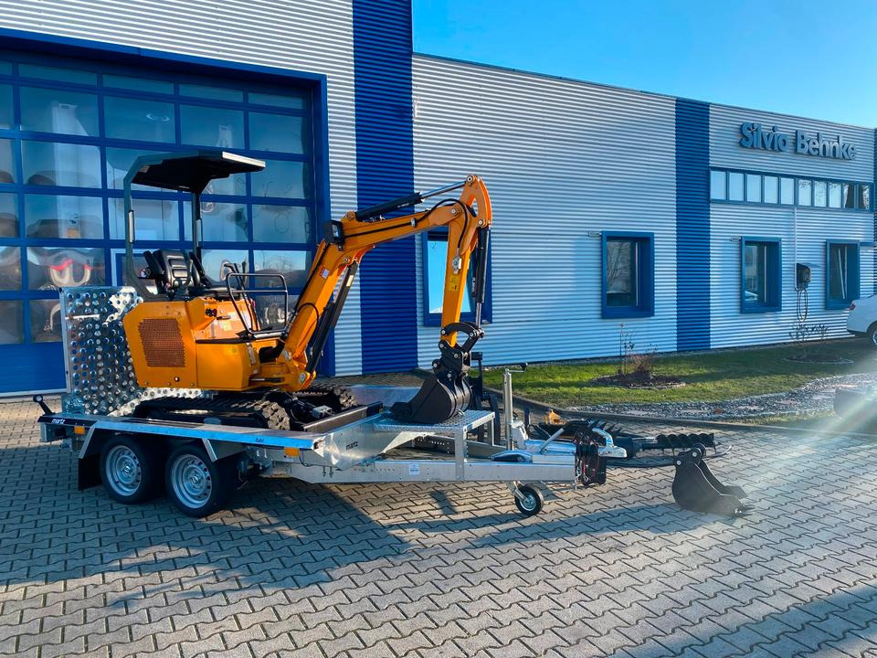 Minibagger BK1500JS + Anhänger + Zubehör *INKL.19% MWST*KUBOTA*BERGER KRAUS*JOYSTICK*ZUBEHÖRPAKET GROß*SOFORT!* - Miniexcavadora, Remolque: foto 4 Minibagger BK1500JS + Anhänger + Zubehör *INKL.19% MWST*KUBOTA*BERGER KRAUS*JOYSTICK*ZUBEHÖRPAKET GROß*SOFORT!* - Miniexcavadora, Remolque: foto 4
