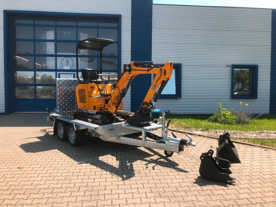 Minibagger BK1500JS inkl. Anhänger *INKL.19% MWST*BERGER KRAUS*KUBOTA*JOYST*SCHAUFELPAKET* - Miniexcavadora, Remolque: foto 4 Minibagger BK1500JS inkl. Anhänger *INKL.19% MWST*BERGER KRAUS*KUBOTA*JOYST*SCHAUFELPAKET* - Miniexcavadora, Remolque: foto 4