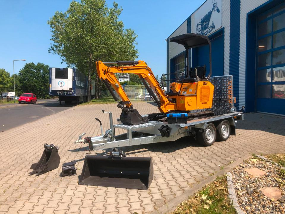 Minibagger BK1500JS inkl. Anhänger *INKL.19% MWST*BERGER KRAUS*KUBOTA*JOYST*SCHAUFELPAKET* - Miniexcavadora, Remolque: foto 1 Minibagger BK1500JS inkl. Anhänger *INKL.19% MWST*BERGER KRAUS*KUBOTA*JOYST*SCHAUFELPAKET* - Miniexcavadora, Remolque: foto 1