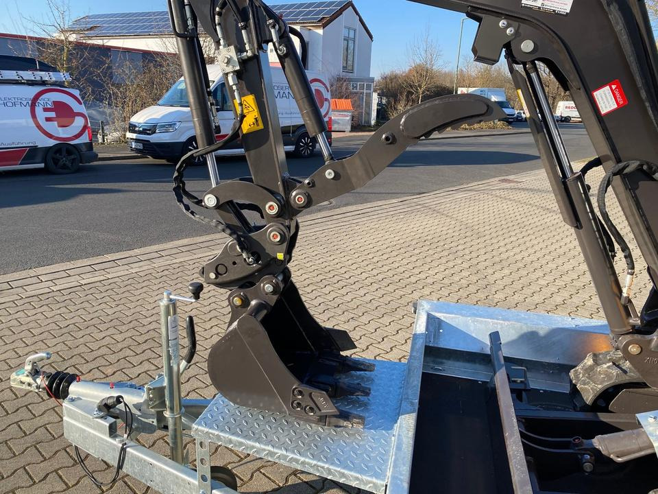 Miniexcavadora, Remolque Minibagger BK2000NKSR + Tieflader + Zubehör *INKL.19% MWST*BERGER KRAUS*KUBOTA* KLIMA*SCHWENKARM*VERSTELLFAHRWERK*: foto 8