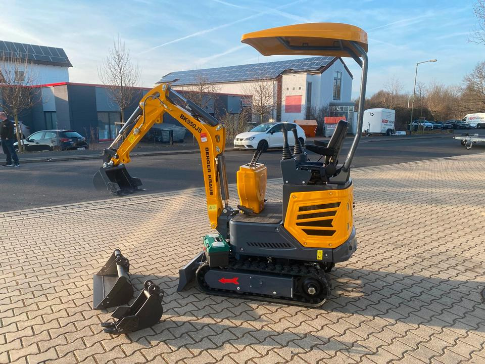 Minibagger BK950JS + Schaufelpaket *INKL.19% MWST*BERGER KRAUS*KABINE*SOFORT!* - Miniexcavadora: foto 3 Minibagger BK950JS + Schaufelpaket *INKL.19% MWST*BERGER KRAUS*KABINE*SOFORT!* - Miniexcavadora: foto 3
