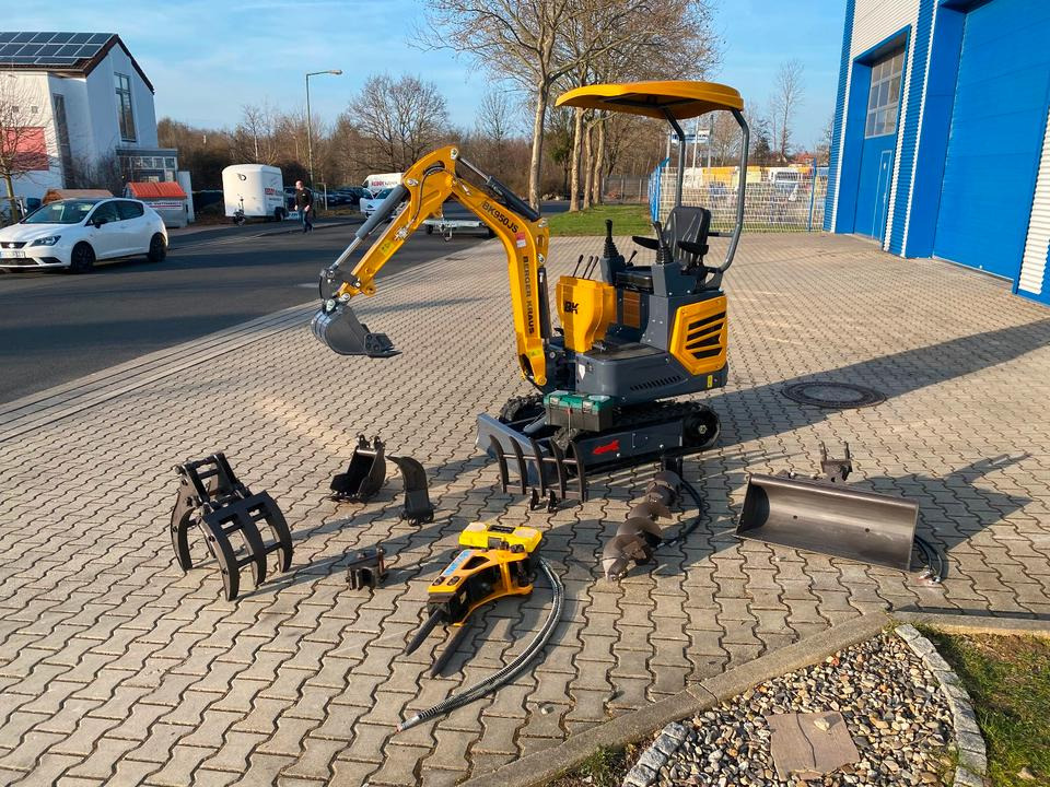 Minibagger BK950JS + Zubehör *INKL.19% MWST*BERGER KRAUS*JOYSTICK*SOFORT!* - Miniexcavadora: foto 2 Minibagger BK950JS + Zubehör *INKL.19% MWST*BERGER KRAUS*JOYSTICK*SOFORT!* - Miniexcavadora: foto 2