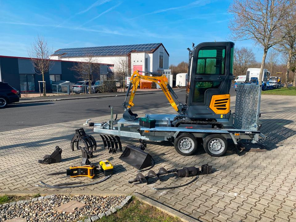 Minibagger BK950KS + Tieflader + Zubehör *INKL.19% MWST*BERGER KRAUS*KABINE*SOFORT!* - Miniexcavadora: foto 3 Minibagger BK950KS + Tieflader + Zubehör *INKL.19% MWST*BERGER KRAUS*KABINE*SOFORT!* - Miniexcavadora: foto 3