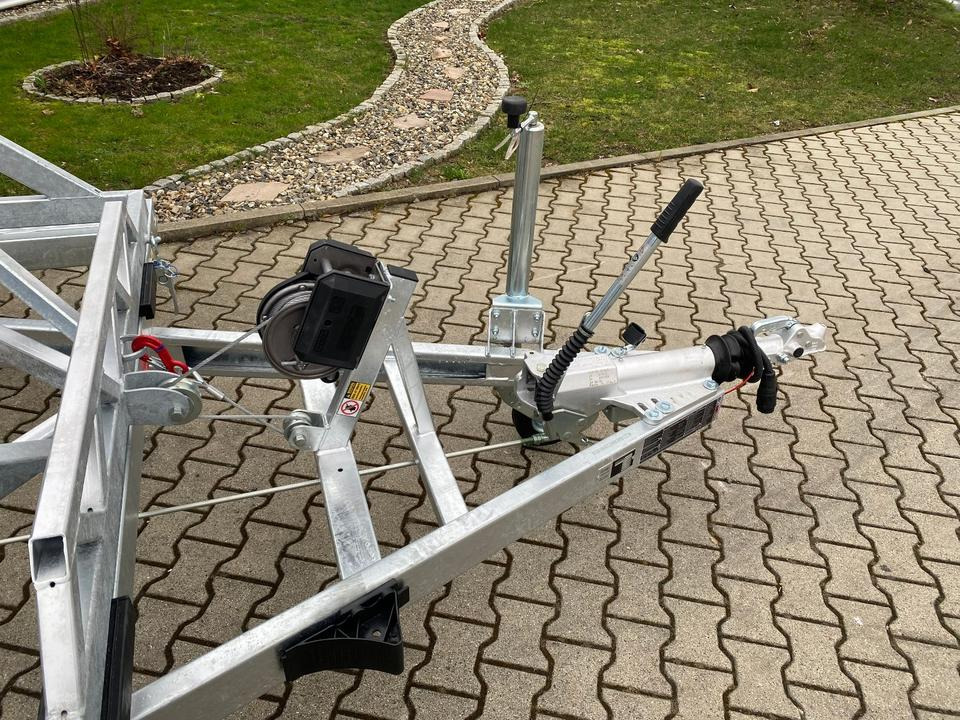 Remolque portabobinas Vermietung / Kabelanhänger 3500KG / Nutzlast 2766KG / Kabeltrommel-Anhänger / Glasfaser/ 1 Monat: foto 6