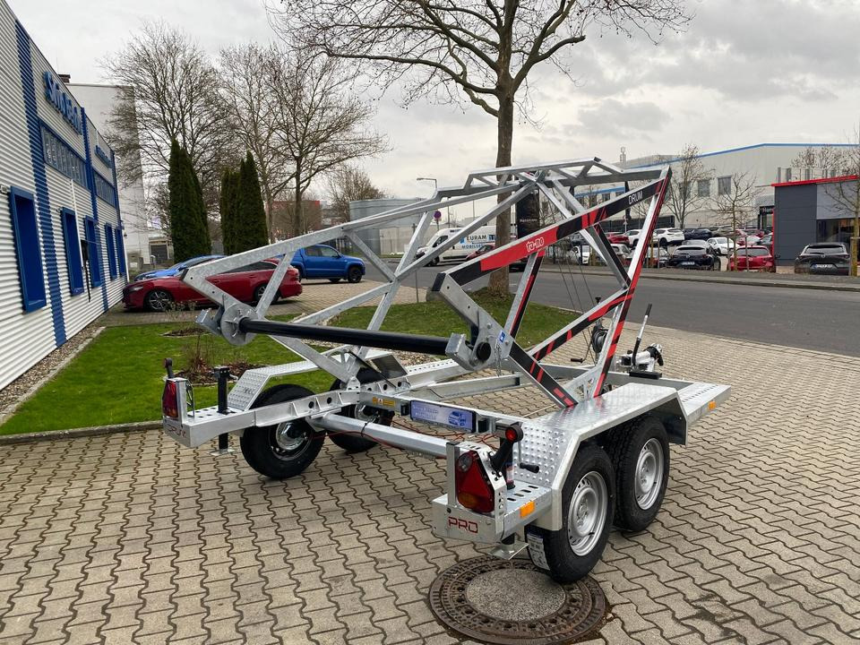Remolque portabobinas Vermietung / Kabelanhänger 3500KG / Nutzlast 2766KG / Kabeltrommel-Anhänger / Glasfaser/ 1 Monat: foto 11