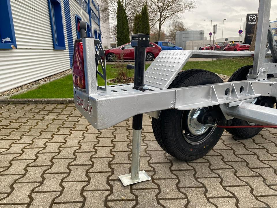 Remolque portabobinas Vermietung / Kabelanhänger 3500KG / Nutzlast 2766KG / Kabeltrommel-Anhänger / Glasfaser/ 1 Monat: foto 8