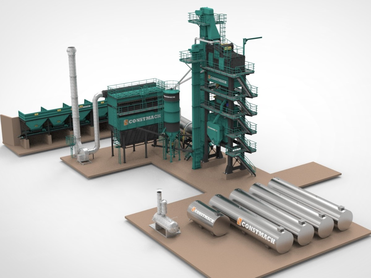 Constmach Centrales D'asphalte Fixes de Type Batch - Planta de asfalto: foto 1 Constmach Centrales D'asphalte Fixes de Type Batch - Planta de asfalto: foto 1