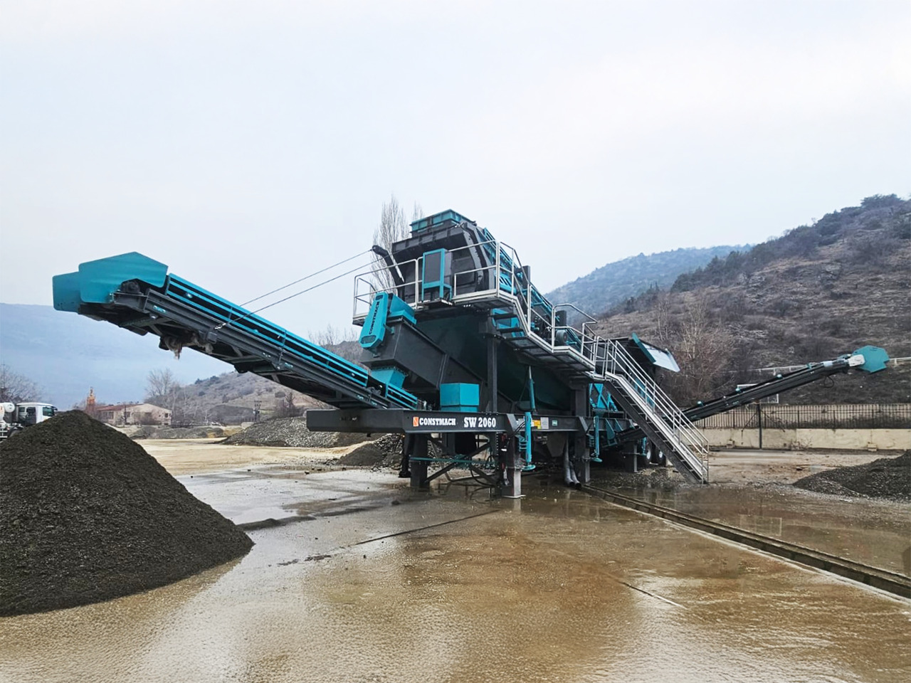 Constmach Mobile Sand And Gravel Washing And Screening Plant - Cribadora: foto 3 Constmach Mobile Sand And Gravel Washing And Screening Plant - Cribadora: foto 3