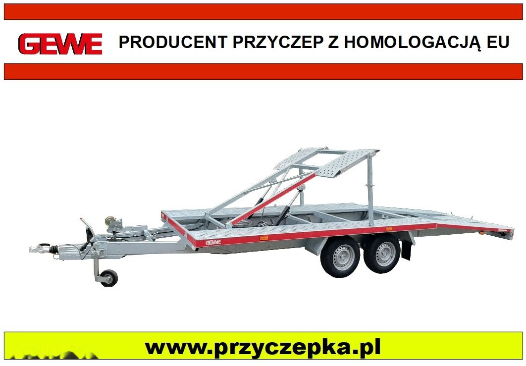 Gewe Laweta piętrowa, hydrauliczna, L3500 F/1 - Remolque portavehículos: foto 1 Gewe Laweta piętrowa, hydrauliczna, L3500 F/1 - Remolque portavehículos: foto 1