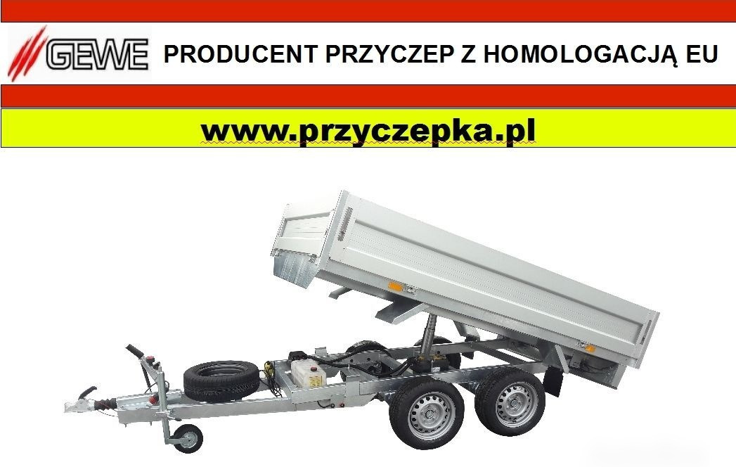 Gewe P3500 F/3 Kiper elektryczny, wywrot do tyłu - Remolque volquete: foto 1 Gewe P3500 F/3 Kiper elektryczny, wywrot do tyłu - Remolque volquete: foto 1