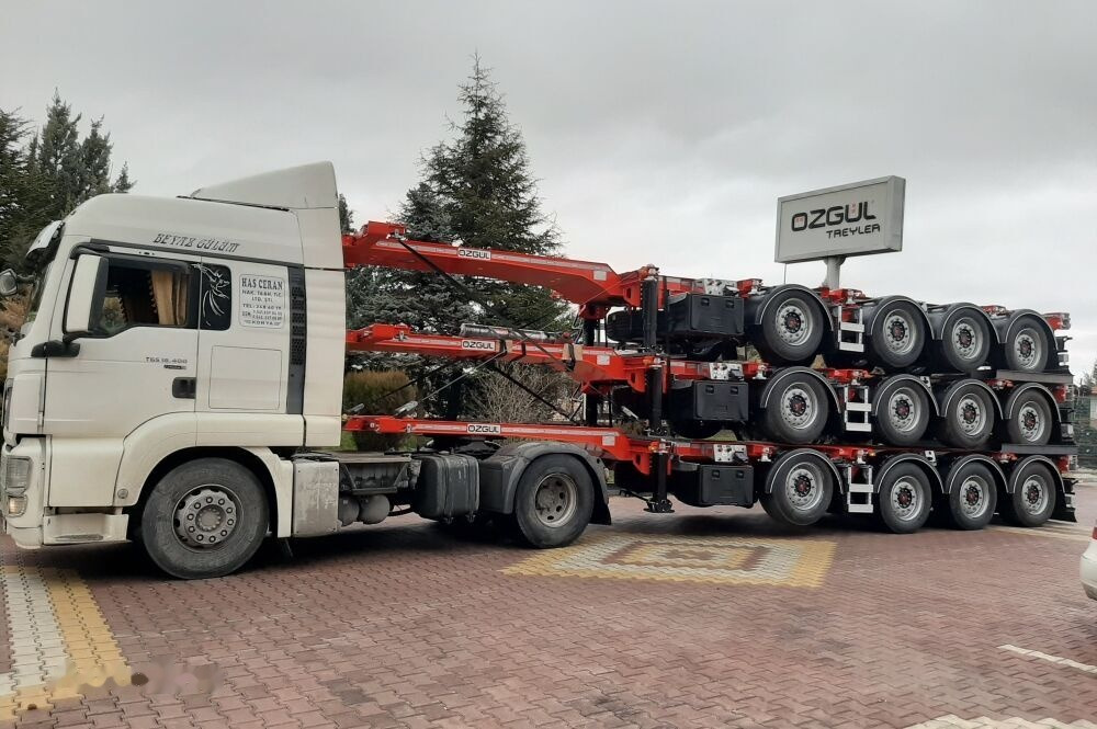 Özgül 4 AXLE HIGH CUBE CONTAINER CARRIER - Semirremolque portacontenedore/ Intercambiable: foto 1 Özgül 4 AXLE HIGH CUBE CONTAINER CARRIER - Semirremolque portacontenedore/ Intercambiable: foto 1