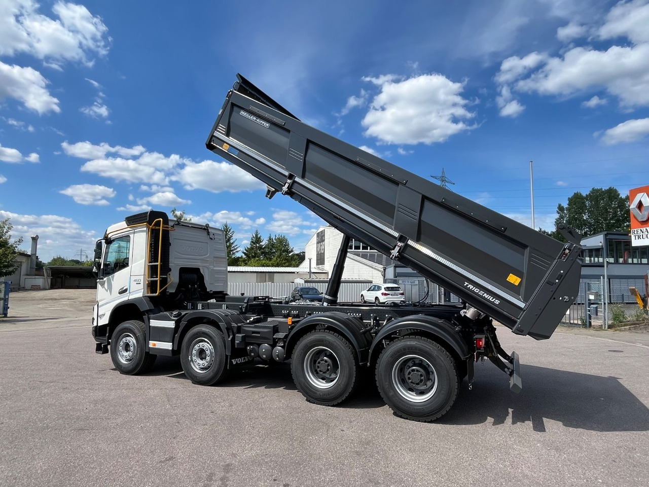 Camión volquete Volvo FMX 8x4 Meiller DSK: foto 11