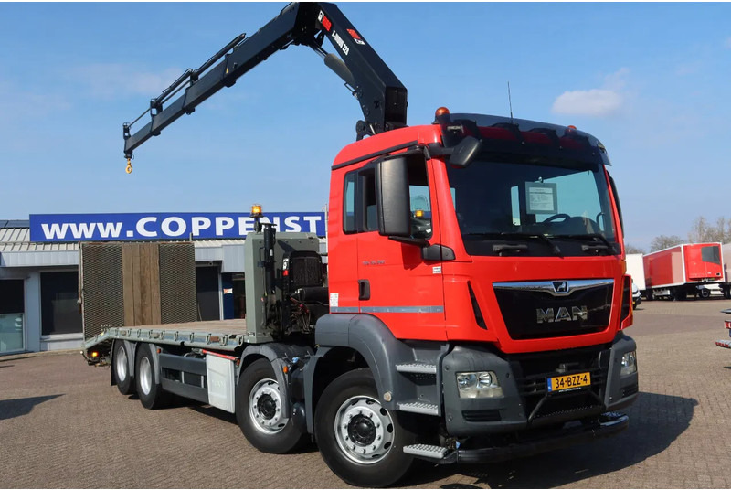 MAN TGS 35.360 8x2 Oprijwagen + HIAB 228 E 3 kraan. Radio grafisch + winch - Camión portavehículos, Camión grúa: foto 2 MAN TGS 35.360 8x2 Oprijwagen + HIAB 228 E 3 kraan. Radio grafisch + winch - Camión portavehículos, Camión grúa: foto 2